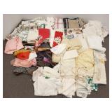 Large group - linens, textiles, scarves etc. - 2