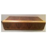 Dunbar signed rosewood & oak low coffee table on