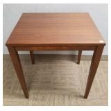 Walnut table 28" w x 24" d x 29" h