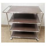 Herman Miller rolling four shelf cart