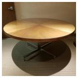 Dunbar (?) high quality 60" walnut table with