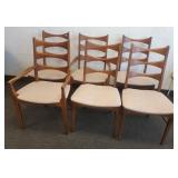 Lane Rhythm set of 6 dining chairs including 2