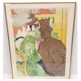 Toulouse Lautrec limited edition 169/375 framed