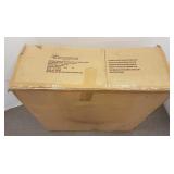 Sunnydaze Firebowl fire pit with box 11" x 30" x