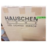 Hauschen LED lighted mirror with box- box size