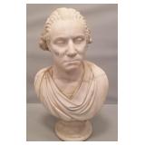 Marble 21" bust of a man- George Washington (?)