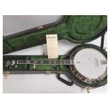 Deering golden era banjo with case - 37 1/2" long