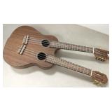 Double neck ukulele- 28 1/2" one neck & 27" other