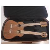 Ortega double neck ukulele Hudra series #19051596
