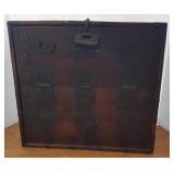 Antique Korean dovetailed chest with iron