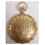 Waltham gold filled hunter case pocket watch -
