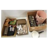 Group incl. household items, small tools, plated