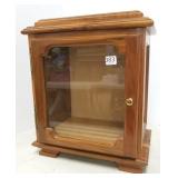 Small display case 13" wide x 8" deep x 16" high