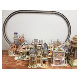 Collection including LeMax Spooky Town buildings,