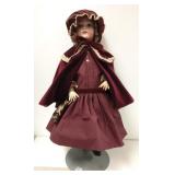 Antique bisque head doll - 24"