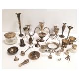 Group of small sterling items -some weighted, etc.