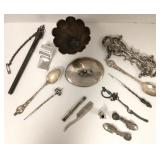 Group including mini sterling items- whistle,