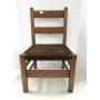 Gustav Stickley child's oak chair with added