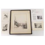 Conrad framed signed 