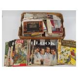 Life, Look, Better Homes & Gardens magazines,