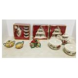 Group of Lenox "Winter Greetings" ware with boxes