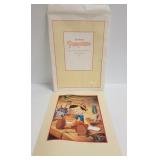 Unframed Disney Pinocchio 1993 exclusive