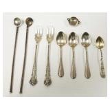 Small group of sterling flatware, etc. - approx. 3