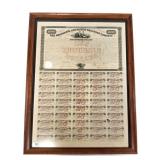 Framed Minnesota & Pacific Railroad Co. - one