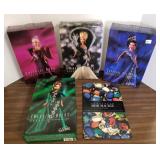 4 Barbie dolls with boxes - Sapphire Splendor,