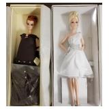 2 Barbie dolls with boxes - silkstone Happy Go