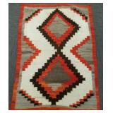 Southwest woven rug approx. 42" x 61"