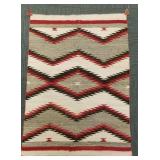 Southwest woven rug approx. 33" x 45"