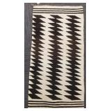 Southwest woven rug approx. 21" x 40"