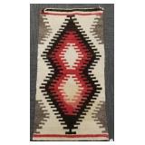 Southwest woven rug approx. 18" x 36"