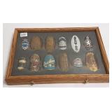 12 metal vintage bicycle neck badges in custom