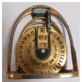 Hermes - Paris - desk calendar (leather as is)