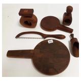 6 pieces Mid-Century Modern Dansk, etc. teak