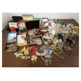 Large group of jewelry including sterling,