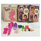 Group of vintage Barbie dolls & 1976 case - Donnie