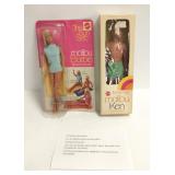 1971 Sun Set Malibu Barbie and 1978 Ken (Never