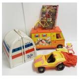 Group of Barbie transportation vehicles - 1970