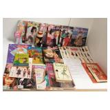 Group of vintage, etc. Barbie doll books, paper