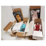 Group of Ashton Drake Gene dolls & clothing -