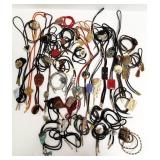 40 bolo ties incl. natural stones, Southwest, etc.