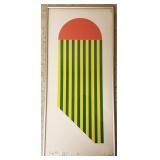 Framed signed Chris Smith serigraph - 2/11 Flag #1