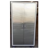 Ultra HD 2 door rolling storage cabinet