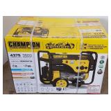 Champion 3500 running watts generator