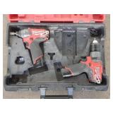 Milwaukee M12 2957-22 drill combo set (no charger)