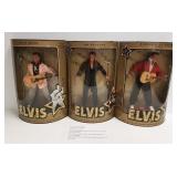 3 Hasbro Elvis dolls - Jailhouse Rock, 