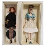 2 silkstone Barbie dolls w/ boxes - Fashion